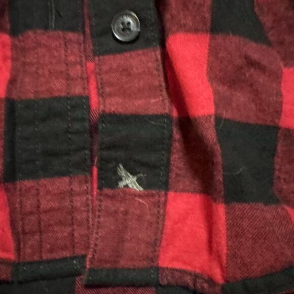 eddie bauer flannel shirt Woman’s M - Picture 7 of 8